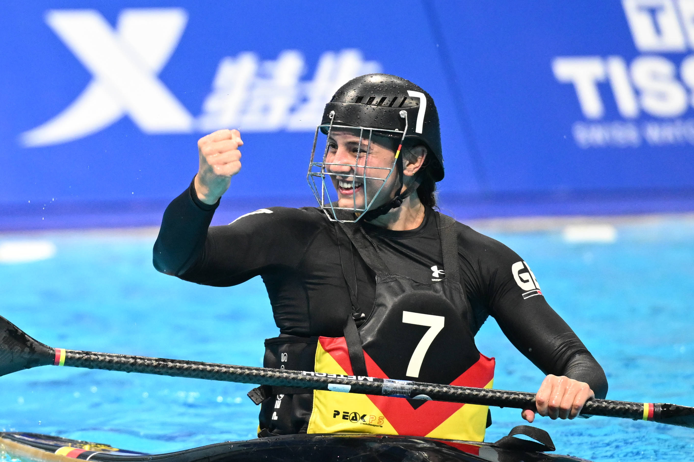 （成都世运会）皮艇球——女子决赛：德国队夺冠