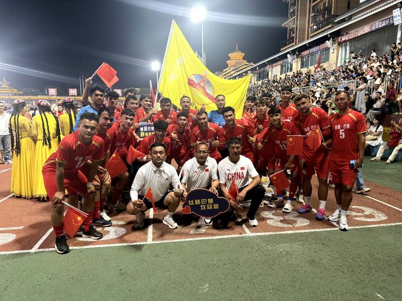 沪疆携手绿茵梦 巴楚胡杨队三连胜闪耀贵州村超