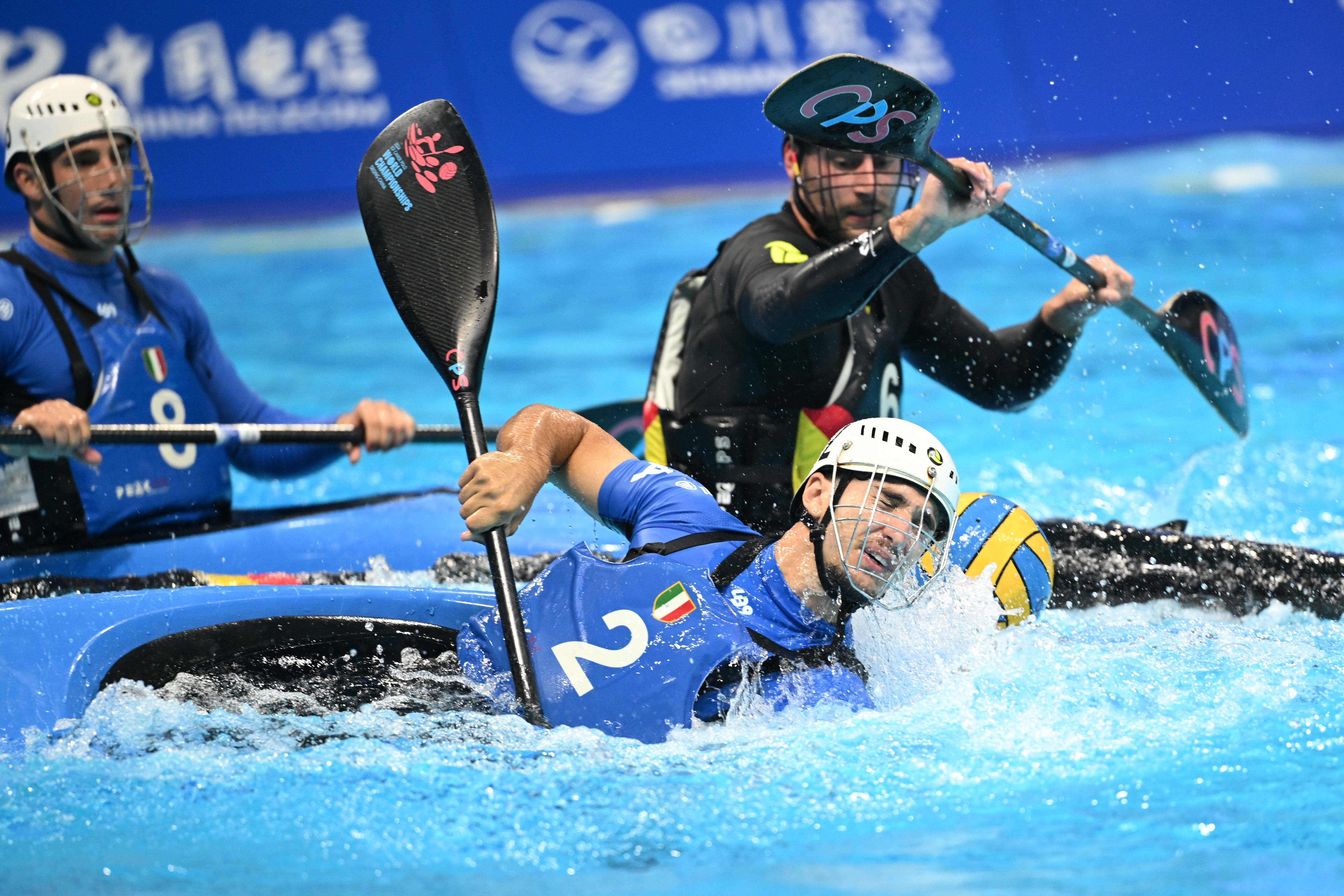 (成都世运会)皮艇球——男子决赛:德国队夺冠