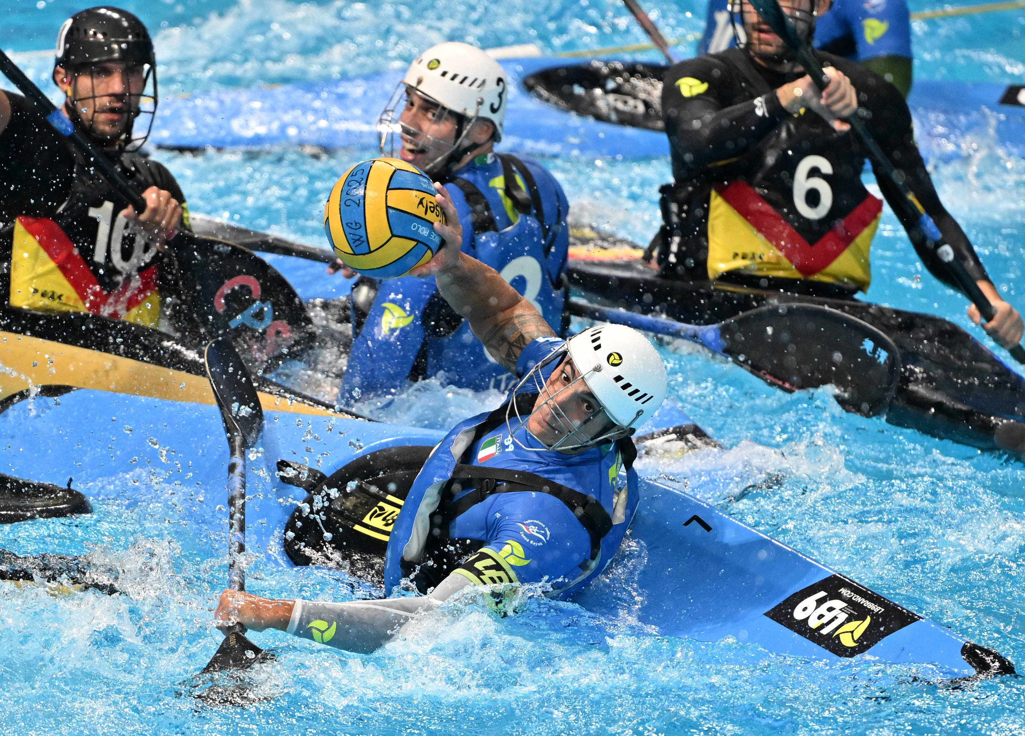 (成都世运会)皮艇球——男子决赛:德国队夺冠