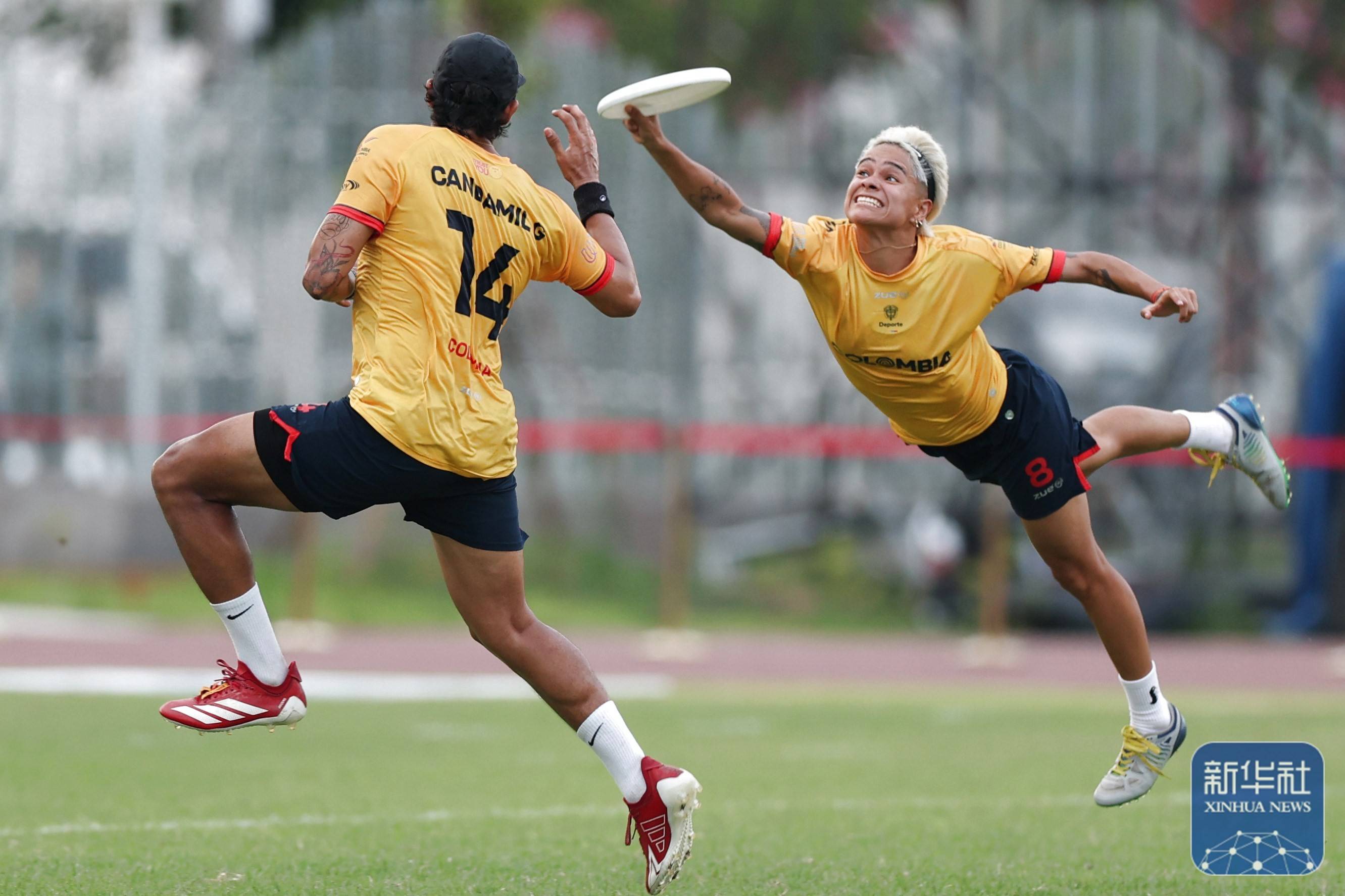成都世运会｜团队飞盘预赛：法国队胜哥伦比亚队
